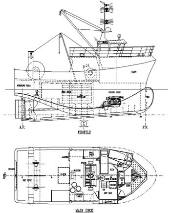 Steel Hull Shrimp Boat Plans Sketch Coloring Page